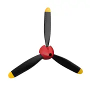 1pc/2pcs/3pcs/4pcs/5pcs/10pcs Eachine P-40 Fighter 400mm RC Airplane Spare Part 3-Blade Propeller With Spinner Screw