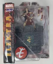 Marvel Select Electra Action Figure with Castle Base New 2014