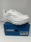 SZ 8.5 B HOKA Women's Clifton 9 Athletic Shoes WHITE/WHITE 1127896 WWH NEW