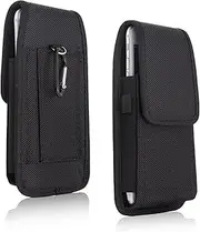 Mobile Phone Belt Bag Premium Belt Bag Mobile Phone Holder Universal for iPhone 15 14 13 12 Pro Max 7 8 Plus, Samsung Galaxy S21 FE S23 S22 S21 S20 FE S10 A13 (L)