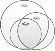 Remo Emperor Clear 3-piece Tom Pack - 10/12/16 inch (2-pack) Bundle