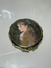 Irene Cahen D Anvers On Paper by Pierre-Auguste Renoir Compact Mirror Vintage