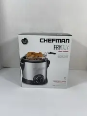 Chefman Fry Guy Deep Fryer Kitchen RJ07-M-ss 4.2 Cup Fries NIB