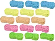 Alipis 15 Wash Sponge Non Scratch Sponge Pads for Boat Bike Kitchen Bathroom Random Color