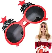 [Generic] Christmas Glasses - Funny Holiday Glasses - Christmas Decoration Photo Booth Props, Costume Accessories