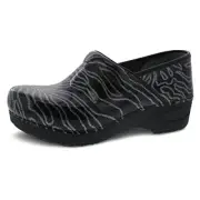 Dansko Womens Glitter Waves Patent Pro Xp 2.0 Clogs Z8085 Size US 9.5-10