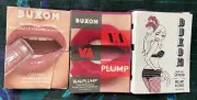 LOT OF 3 Buxom Mini Lip Polish DOLLY/CELESTE/WINE ME .05oz Each READ