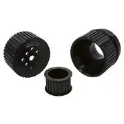 Aeroflow Gilmer Drive Kit (Belt not included) - Black Finish suit Ford 289-351W and 302-351C, AF64-3002BLK