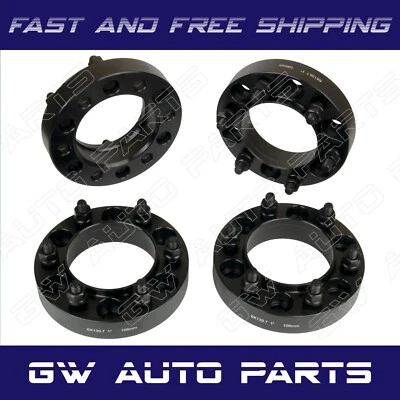 4 1.25" 6x5.5 Hub Centric Wheel Spacer For Toyota Tundra Landcruiser CB95 14x1.5 (for: Toyota)