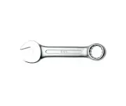Short Combination Spanner Sw 10, 11, 12, 13, Open-Ended, Ring Spanner