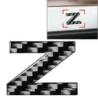 z Window Door Wall Car Badge Emblem Lowercase Alphabet Letter Decals Stickers