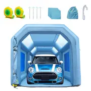 VEVOR Inflatable Spray Booth Car Paint Tent 20x10x8ft Filter System 2 Blowers