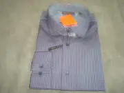 BEN SHERMAN LONG SLEEVE SLIM FIT DRESS SHIRT 17 1/2, 32-33