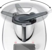 Steam conductor compatible with Thermomix TM5, TM6, TM Friend, with steam overflow protection, chimney accessory