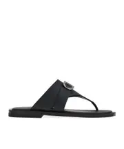 Gancini decorative slippers 11,5,6,7,8,9,10 black