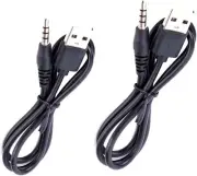 Charging Cable Cord for V6 V4 Helmet Intercom Referee Headset Black