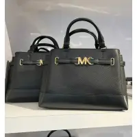 在飛比找蝦皮購物優惠-全新真品MICHAEL KORS Reed 金屬LOGO皮革