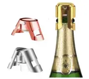 Champagne Cork Stopper Portable Sparkling Wine Bottle Prosecco BarBinge 3 Pack