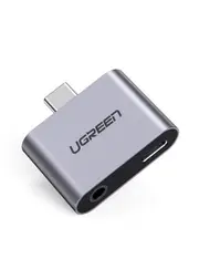 70312 2 In 1 Usb C To And 3.5Mm Adapter Usb Cables Hubs & Adapters