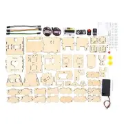 Programmable Dual Intelligent Programmable Welcome Robot Kit - DIY Science6253