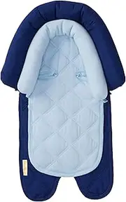 Travel Bug Baby & Toddler 2-in-1 Head Support Duo Head Support for Car Seats, Strollers & Bouncers - Blue