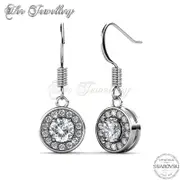 Reese Hook Earrings (White Gold)