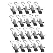 20 Pieces Boot Hanger Clips Laundry Hooks with Clips, Boot Hanger for Closet