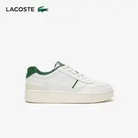 在飛比找momo購物網優惠-【LACOSTE】男鞋-Aceclip優質皮革運動休閒鞋(白