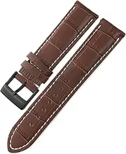 [BANDKIT] For Breitling Premier Navitimer Black Blue Brown Folding Clasp Soft Cowhide Watch Strap 22mm 24mm Genuine Leather Watchband