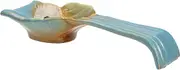 Yardwe Ceramic Spoon Rest Holder Owl Pattern Dinner Table Decor Kitchen Utensil Holder