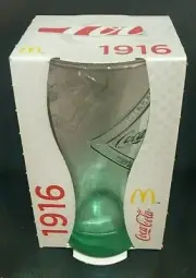 McDONALDS COCA COLA 2015 BOTTLE COLLECTION GLASS 1916