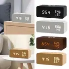 Digital Alarm Clock Electronic Clock Charging Station 3 Alarm Setting Desk Clock