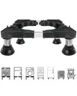 Mini Fridge Stand - Adjustable Fridge Washer and Dryer Pedestal Universal Sta...