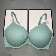 Victoria’s Secret 32C Bombshell Miraculous Plunge Bra Add 2 Cup Super Push Up