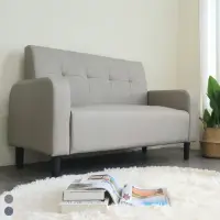 在飛比找momo購物網優惠-【BN-Home】Amos安摩斯日式貓抓皮雙人沙發(耐磨貓抓