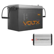 VoltX 12V 190Ah Lithium Battery + 12V 3KW Pure Sine Wave Inverter