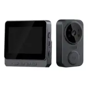 4 3 Screen Wireless Video Doorbell Intercom with Security Camera and Door Bell