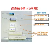 在飛比找蝦皮購物優惠-[芸庭樹]1拍2顆 5W 10W 20W 水泥電阻 碳膜電阻