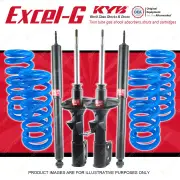 4x KYB EXCEL-G Shock Absorbers + Coil Springs for HOLDEN Commodore VR VS FE2 V6