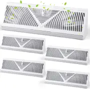 4 Pcs Baseboard Register Vent 15 Inch Duct Opening Size Baseboard Vent Covers Di