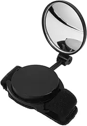 KITANDOVE Bike Rear View Wristband Mirror Rotatable Bike Supply for Mountain Biking Compact and Versatile Wrist Mounted Design for Enhanced Safety