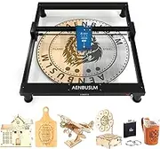 AENBUSLM 10W Laser Engraver Machine, 0.06mm High Precision Laser Engraving Machine 80W Laser Cutter and Engraver Machine for Wood Metal Acrylic Leather (10W Output Power)