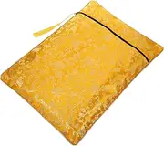 Generic Chinese Style Zipper Bag Multi Purpose Books and Stationery Pouch Scratch Pen Case for Organizing Notebooks Receipts and Accessories for Travel and Office Use