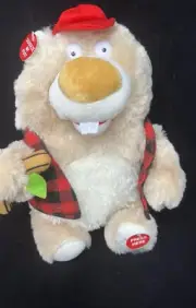 Cuddle Barn Singing Beaver Animated, Plush Toy