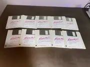 EMU Emax ZDXXX Factory Library Disk Set - 10 Diskette - E-mu Disk Lot #16