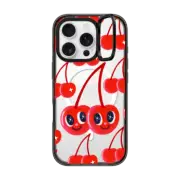 iPhone 16 Pro Impact Ring Stand Case MagSafe Compatible Cherry Love