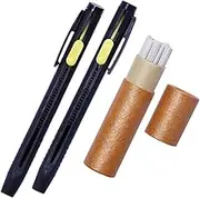 Anneome 1 Set Fabric Marking Pens Tailors Chalk Pen for Sewing Dressmaking Leather Refillable Design Easy to Use No Sharpening Required Smooth Line Drawing