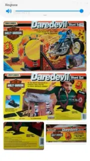 Matchbox Harley Davidson Motorcycles Daredevil Stunt Set Open BOX complete