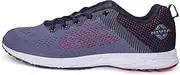 [Nivia] Yorks Running Shoes (Grey/Black, 11 UK/ 12 US / 45 EU) | for Running, Jogging, Training, Gym |Polyester | Comfortable | Cushion | Light Weight