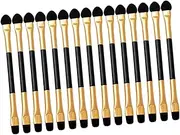 Healeved 15Pcs Double Sided Eyeshadow Applicators Makeup Brush for Women Portable Eye Shadow Applicator Sticks Essential Makeup Accessory for Application